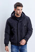 Wjeans Coat for man דבליו גינס מעיל שחור אם כובע